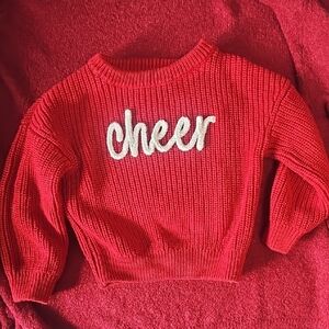 Little Sleepies Cheer Play Sweater Size 3t